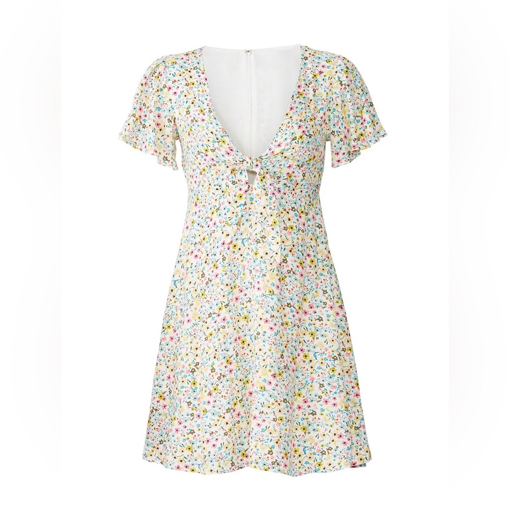 MINKPINK Rainbow Dreams floral mini dress